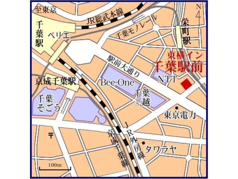 Toyoko Inn Chiba Ekimae Extérieur photo